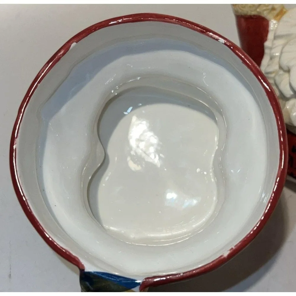 Santa Claus‎ Tea For One Set Ceramic Teapot and Mug Christmas Holiday Decor